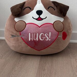 Cute Dog Plush with Heart Design